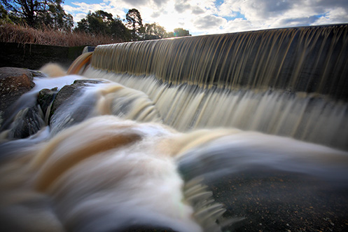 Polly McQuinn's Weir - Strathbogie - the spillway - Jim Worrall