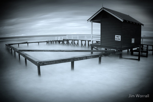 "Jim Worrall" "The Danger of Diving" Portsea beach Australia "long exposure"