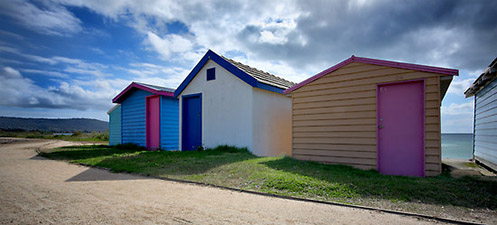 Lolly Boxes 3 - Jim Worrall - Safety Beach - Mornington Peninsula - Australia - bathing box