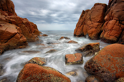 Waiting for the Swirl of White - Jim Worrall - Pinnacles - Phillip Island