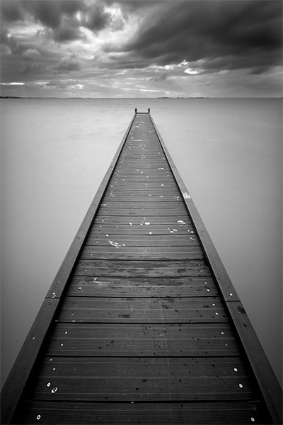Traces - Jim Worrall - Meningie - Lake Albert - South Australia - jetty