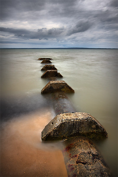 Purge - Jim Worrall - Grantville - Westernport Bay - beach - drain -hdr - long exposure Purge - Jim Worrall - Grantville - Westernport Bay - beach - drain - hdr - long exposure