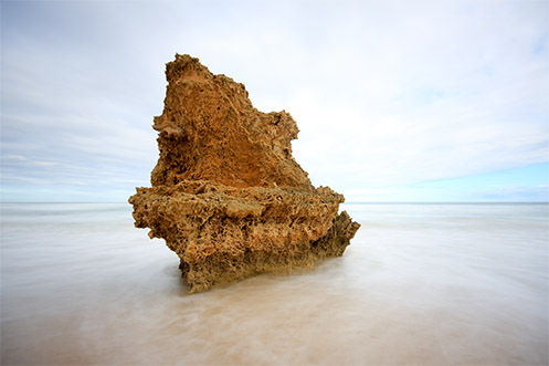 The Shark's Fin - Number Sixteen beach - Rye - Jim Worrall - Australia - ND400 - long exposure