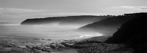 The Mists of Kilcunda - Jim Worrall - Australia - Bass Coast - long exposure - black and white