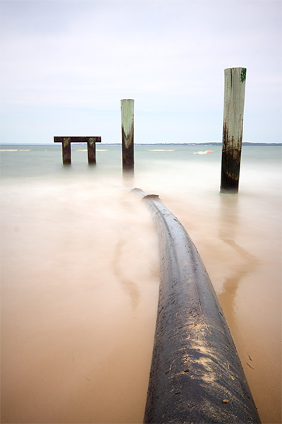Evidence of Dredge - Queenscliff - Jim Worrall - ND400 - long exposure