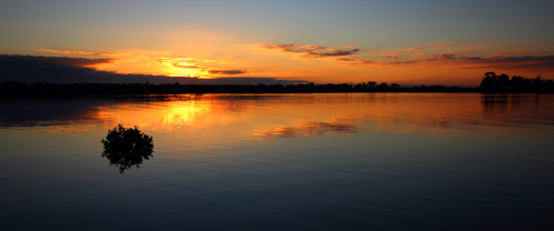 Sunset at Tooradin foreshore - Jim Worrall - Western Port Bay - Australia