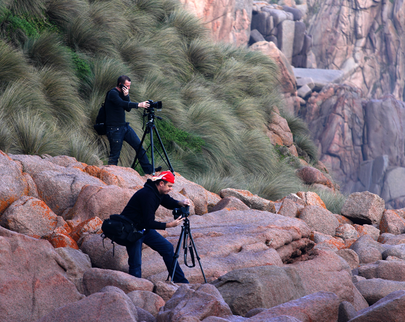 Pinnacles excurion participants Pinnacles excurion participants