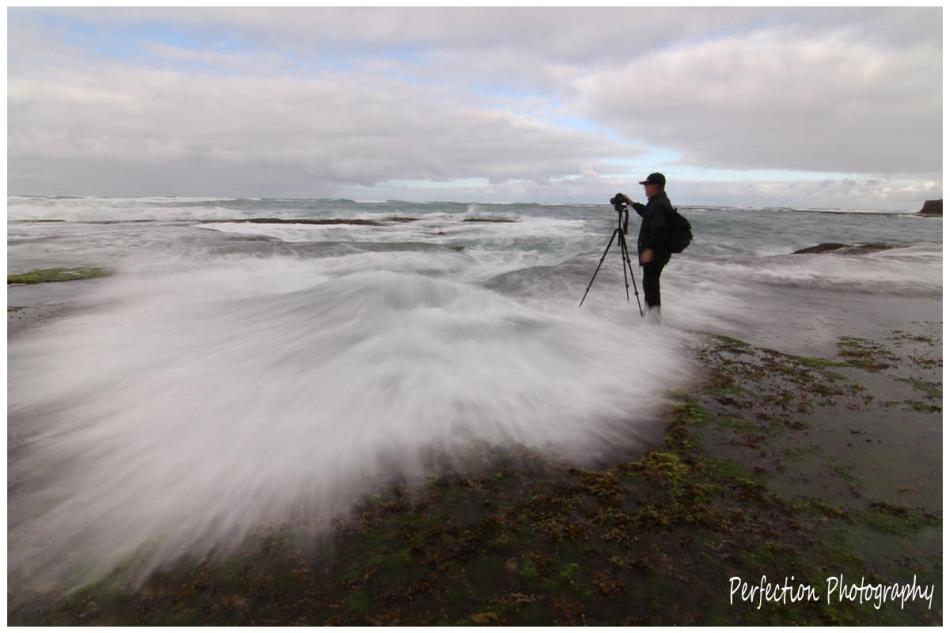 Jim Worrall hit by wave - photographer - Stephen Pretty 