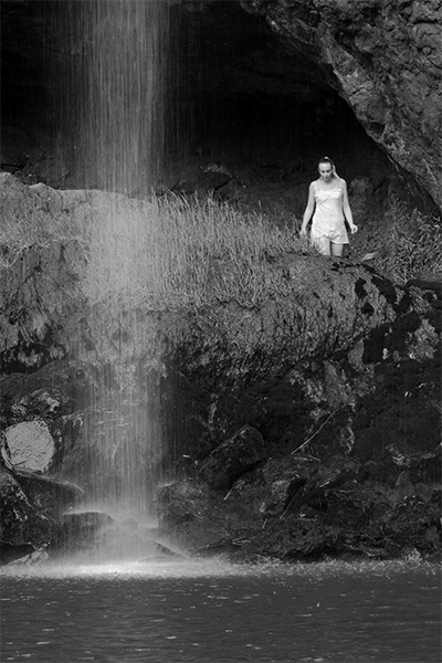 Princess at the Falls - Trentham