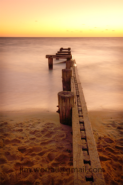 Mentone- Port Phillip Bay - sunset - Jim Worrall