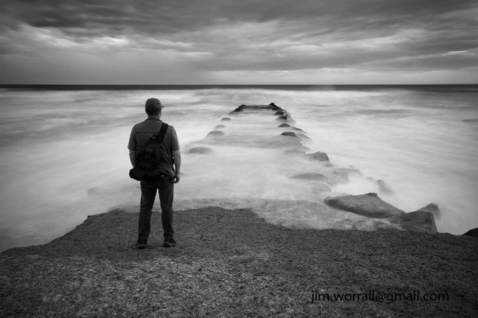 Jim Worrall - long exposure - selfie - ND400 - St Andrews Beach