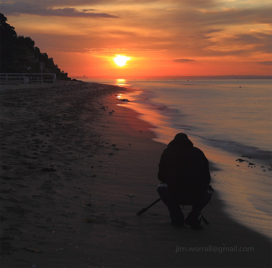 Jason Cincotta, mornington peninsula, Jim Worrall, beach, long exposure, sunset
