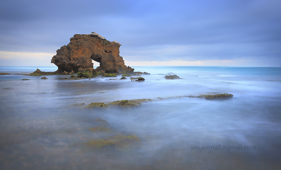 jim worrall, blairgowrie, mornington peninsula, seascape, long exposure