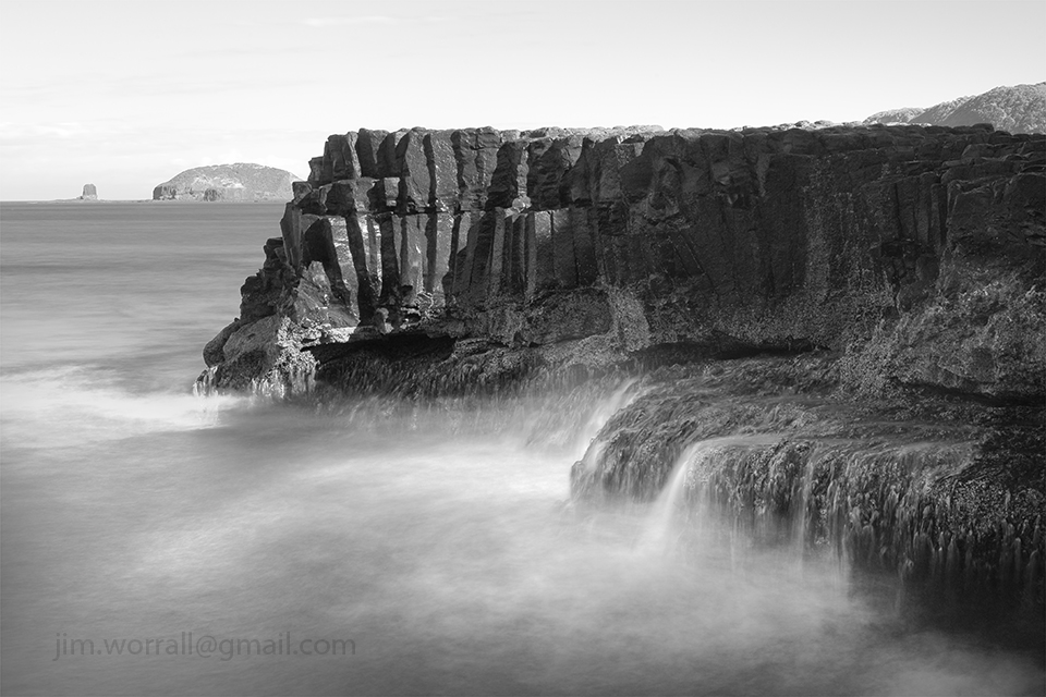 Bushrangers Bay, Mornington Peninsula, long exposure, ND400, Jim Worrall, black and white, seascape
