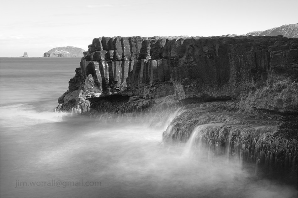 Bushrangers Bay, Mornington Peninsula, long exposure, ND400, Jim Worrall, black and white, seascape