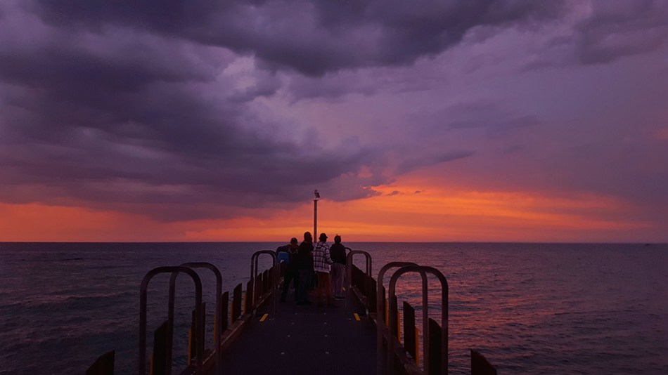 Olivers Hill Jetty, sunset, Jim Worrall, Frankston, Mornington Peninsula