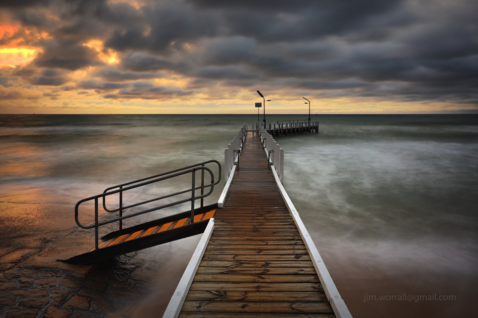 safety beach, jetty, jim worrall, Mornington Peninsula, port phillip bay, long exposure, nd filter, sunset