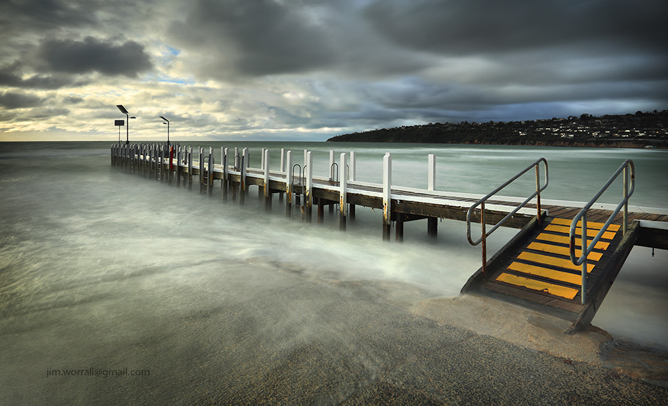 Jim Worrall, Mornington Peninsula, Safety Beach, jetty, pier, beach