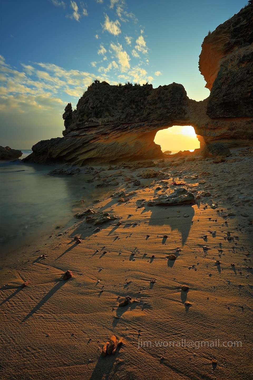 Jim Worrall, Mornington Peninsula, beach, Sorrento, sunset, long exposure, ND filter